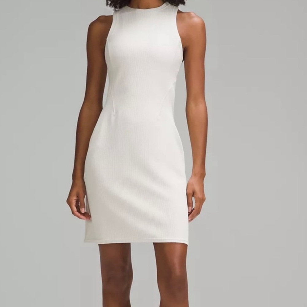 Lululemon ribbed softstreme ribbed slim fit dress